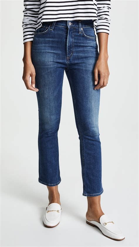 citizens of humanity cropped jeans